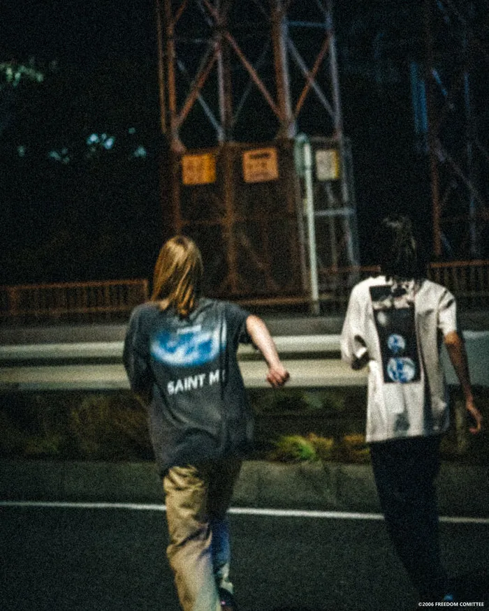 SAINT MICHAEL/FD_SS TEE/SAINT/WHITE