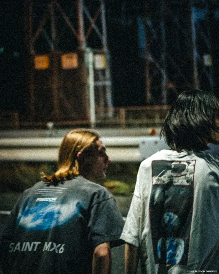 SAINT MICHAEL/FD_SS TEE/SAINT/WHITE