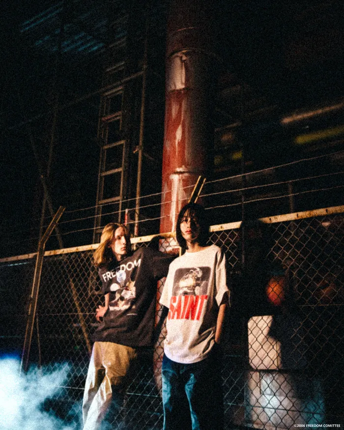 SAINT MICHAEL/FD_SS TEE/SAINT/WHITE