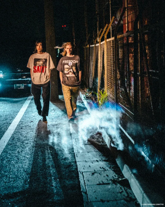 SAINT MICHAEL/FD_SS TEE/SAINT/WHITE