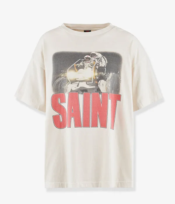 SAINT MICHAEL/FD_SS TEE/SAINT/WHITE