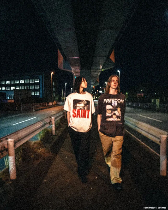 SAINT MICHAEL/FD_SS TEE/SAINT/WHITE
