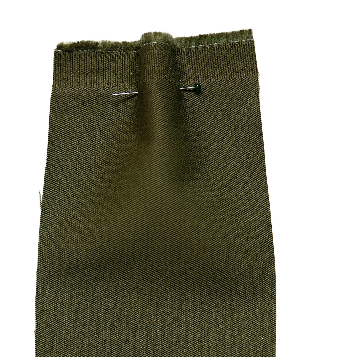 Sanded Drill Khaki Green
