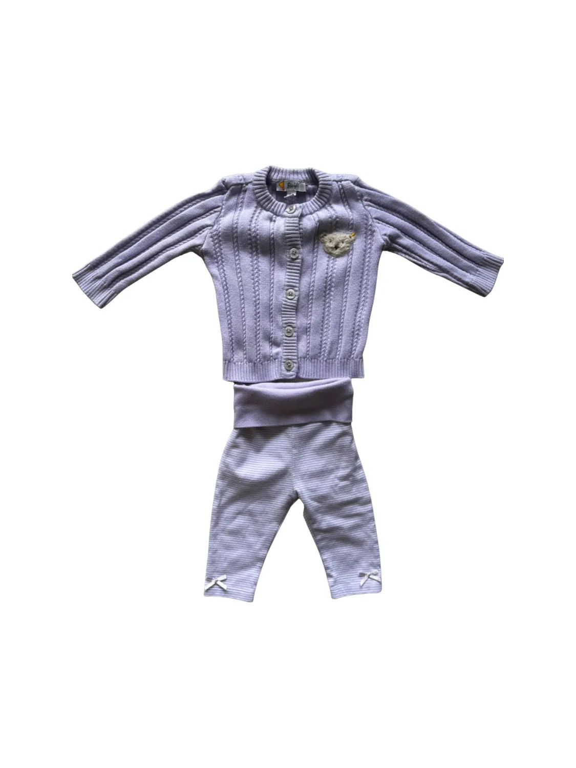 Steiff Cardigan and Pant Set 1-2M