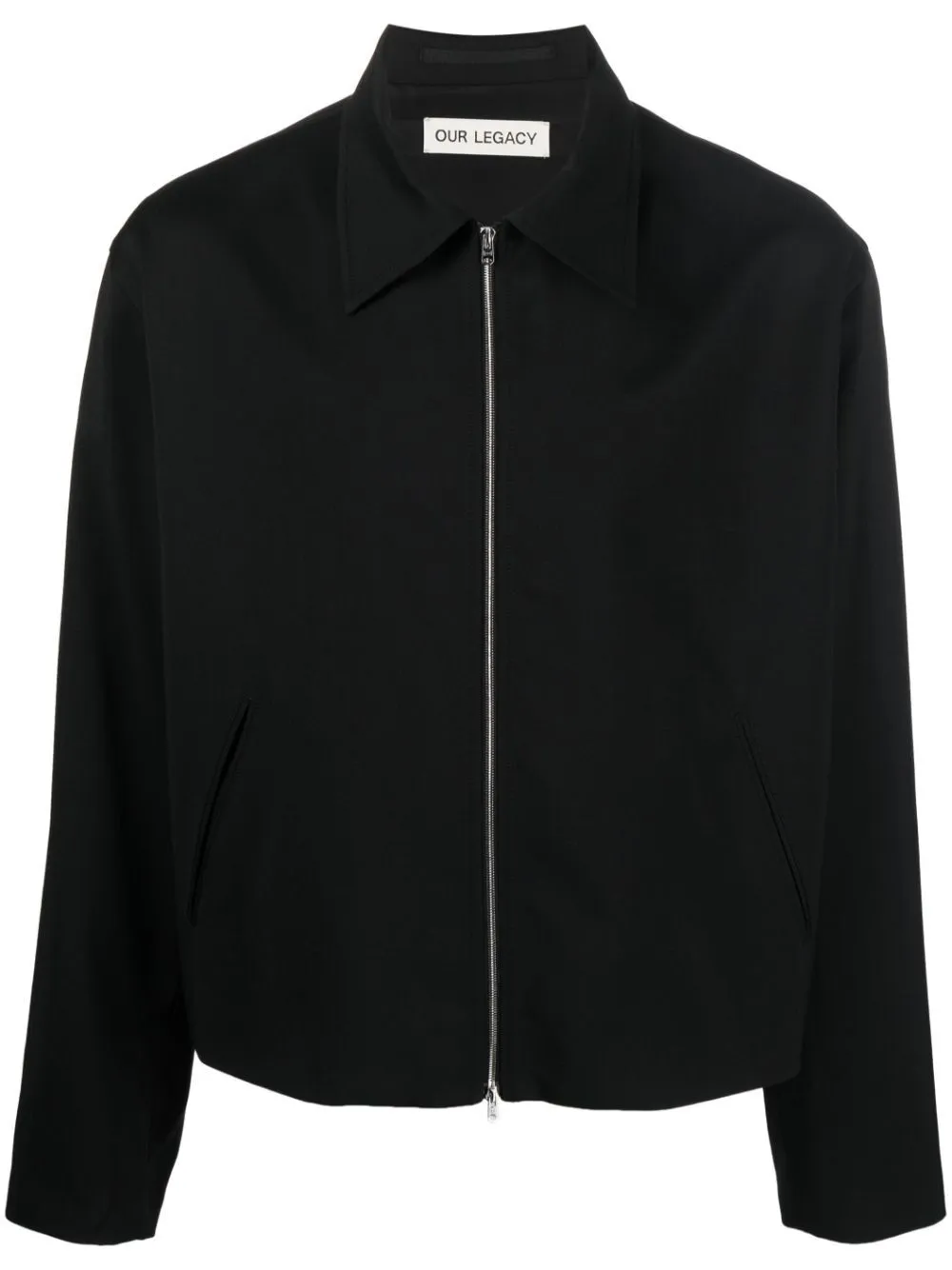 straight-point collar jacket