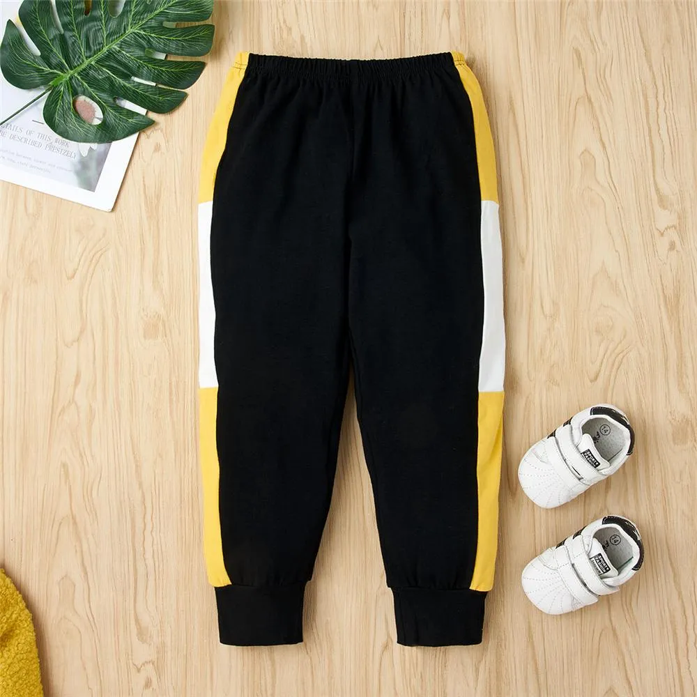 Unisex Letter Long Sleeve Warm Top & Pants Kids Boutique Wholesale
