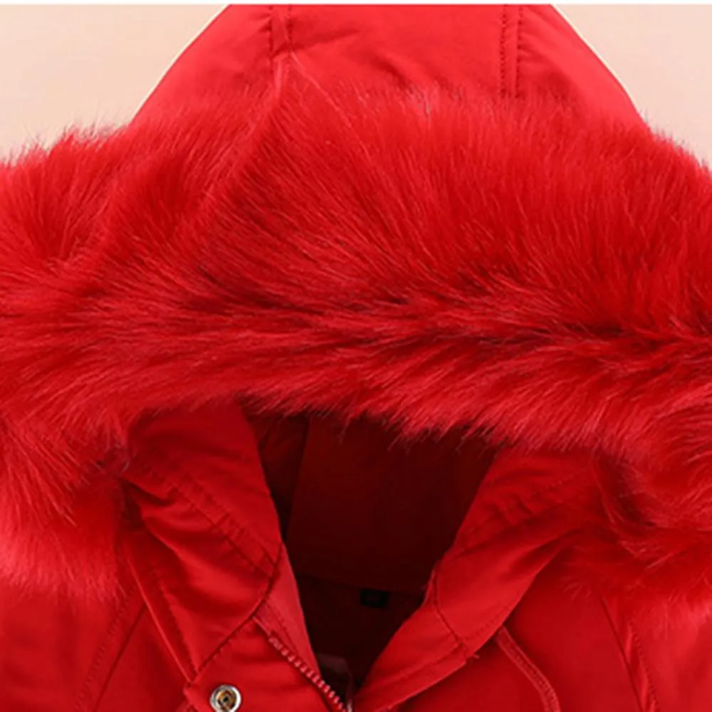 Unisex Solid Color Winter Furry Hoodie Long Sleeve Coat & Pants Kids Wholesale Clothing