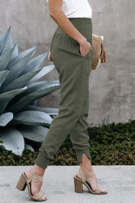 Victoria Pocketed Cotton Joggers
