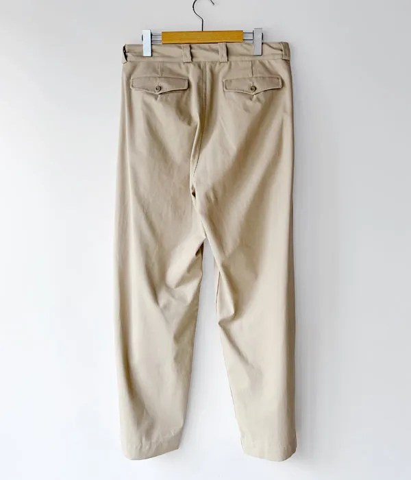 WELCOME-RAIN/CHINO TROUSERS (BEIGE)