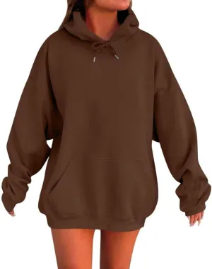 Womens Oversized Hoodies Sweatshirt-Pullover Sweatshirts with Pockets Fall Outfits